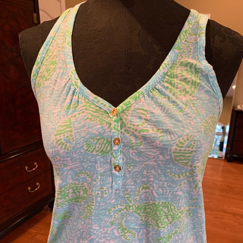 Lilly Pulitzer Get Crackin' Tank Top Size XS